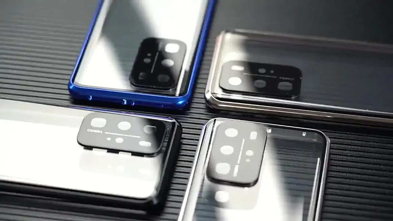 Cover Magnetica Per OPPO Reno 2 Con Vetro Temperato Fronte/retro E Bumper In Alluminio