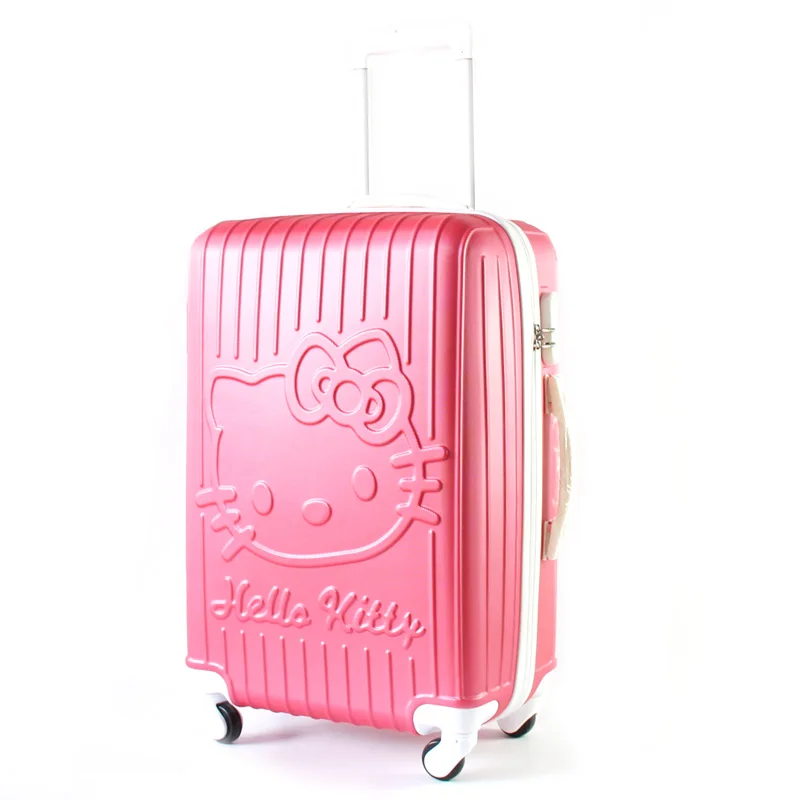 thumbnail image 1 of Sanrio-Equipaje de Hello Kitty Kawaii Anime, cubierta con carrito de 20 y 24 pulgadas, Maleta de viaje Universal con ruedas para estudiantes, regalos bonitos, 1 of 5