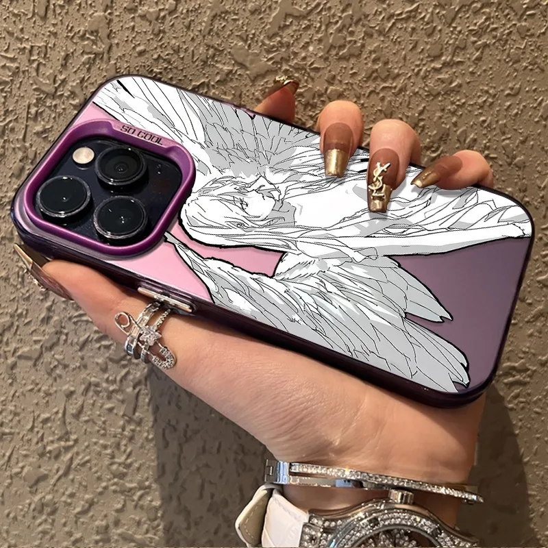 Retro Aesthetic Angel Art Matte Phone Case - Anti-Fall Protection
