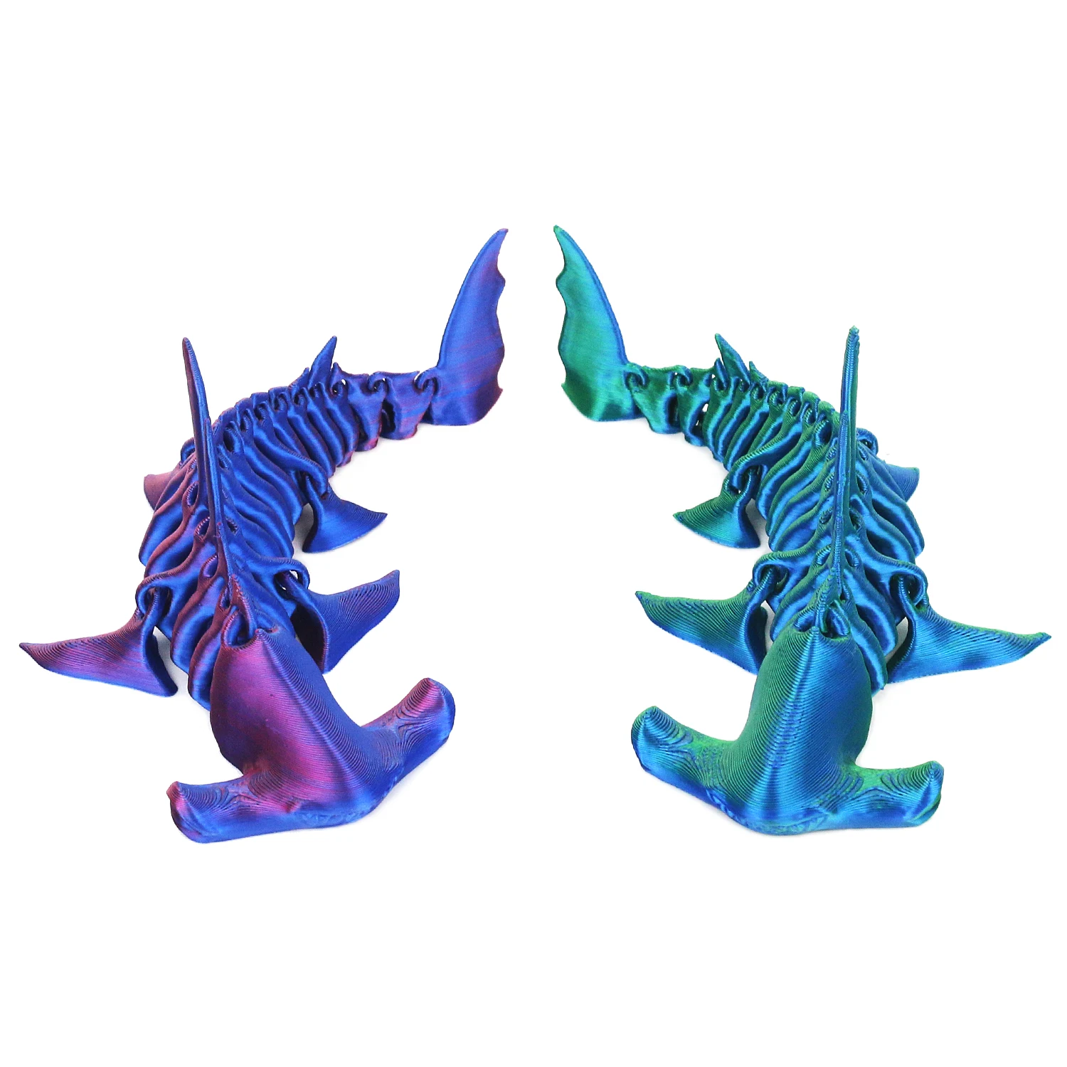 Hammer shark multi joint movable figurine model gift, home decoration decoration, children's toys, parent-child 6