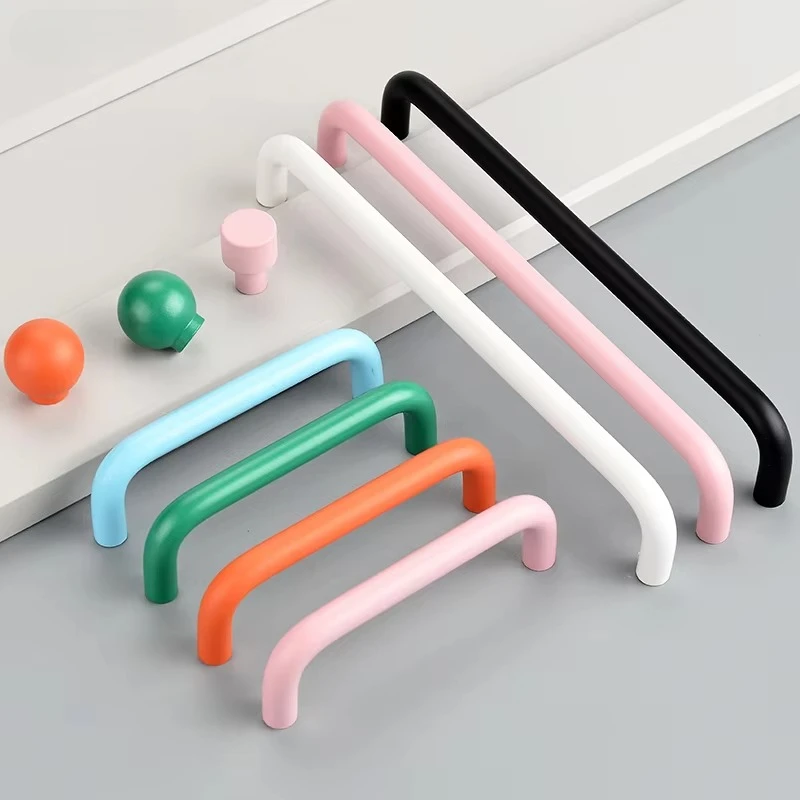 Kitchen Cabinet Handles for Children's Drawers Wardrobe Door Knobs ...