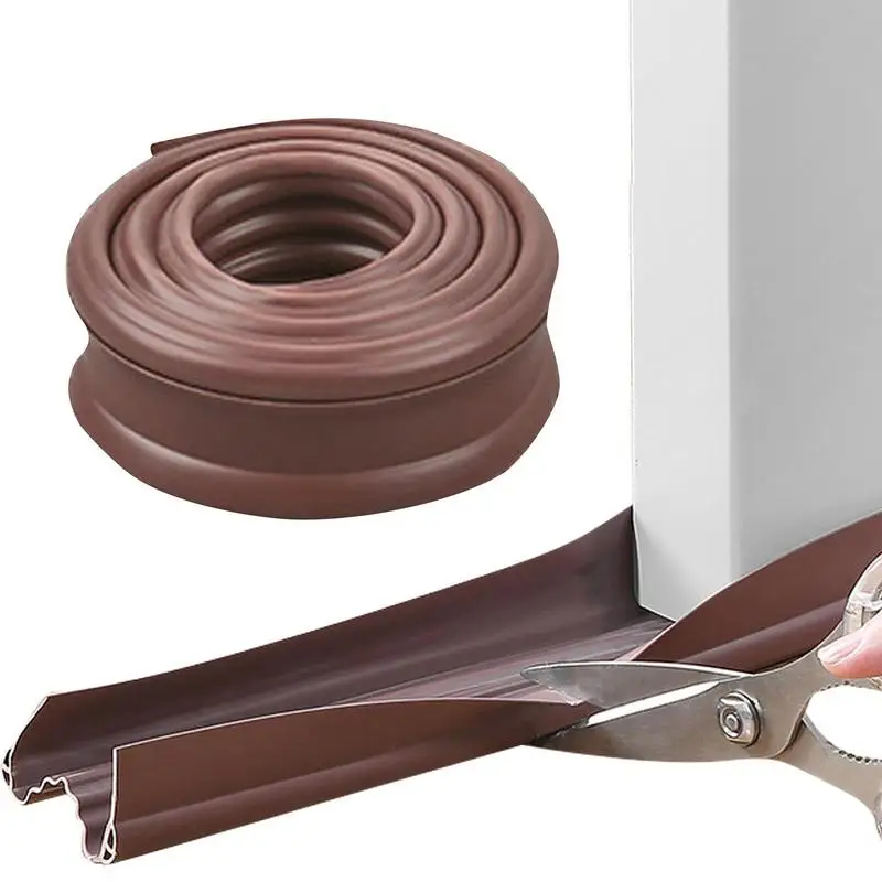 

Door Bottom Seal Strip Flexible Wind Reduction Stopper Cuttable Door Weather Strip Sound Proof Wall Panels Draught Excluder