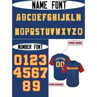 Personalized Baseball Jersey Custom Name&Number Embroidery Comfortable Short Sleeve Loose Breathable Shirts For Venezuela Fans 2