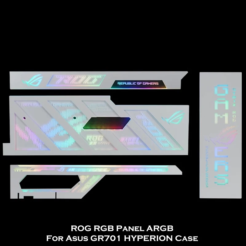 Rog Gr701 Hyperion Case Painéis Rgb Luminosa Lâmpada Board Luz Divina Síncrona 5v Sincronização - Imagem 4
