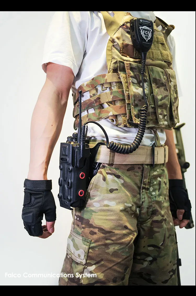 Walkie-Talkie taktisch schnell schnell ziehen k Scheide Inter phone Tasche Taillen clip für m xts5000 25000 3000 – Detail 10