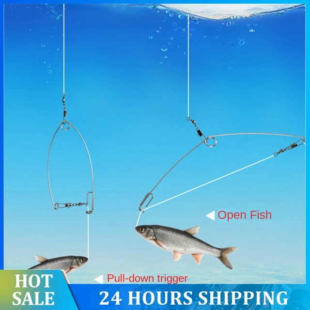 Automatic Fishing Artifact Stainless Steel Fishing Hook Trigger