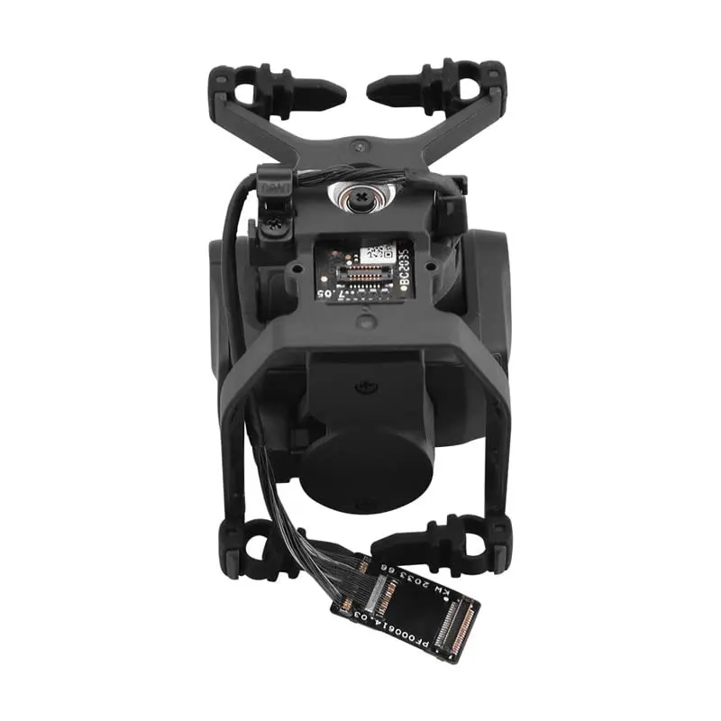 Caméra drone 4K démontée, montrant les composants internes et le capteur.