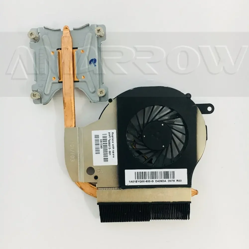 Ventola CPU Con Dissipatore Per HP Pavilion G60 E Compaq CQ60 - Ricambio Usato Funzionante