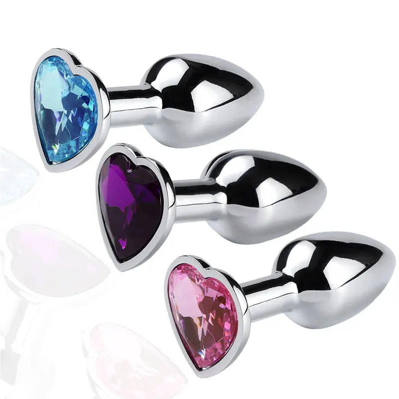 Anale Plug Seksspeeltjes Kristal Hart Glad Staal Annal Extreme Butt Buttplug voor Vrouw Prostaat Massager Stimulator Volwassene_voghion.com