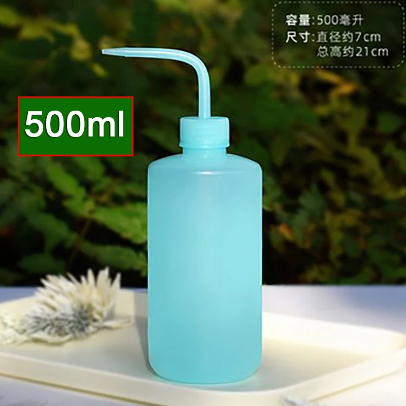 1 Pcs Watering Pot 150/250/500/1000ml Long Curved Meat Transparent Water Bottle Liquid Container Spray Bottle Kettle Watering 