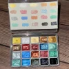 Shimmer 20 Colors Watercolors Paint Set,Sparkly,Metallic, Glitter Solid Water Color Paints for Artists, Students, Hobbyists 1