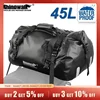 Rhinowalk Motorcycle Bag 45L Waterproof PVC Tail Saddle Bag Durable Dry Luggage Outdoor Bag Motorbike Rear Seat Bag Accessory