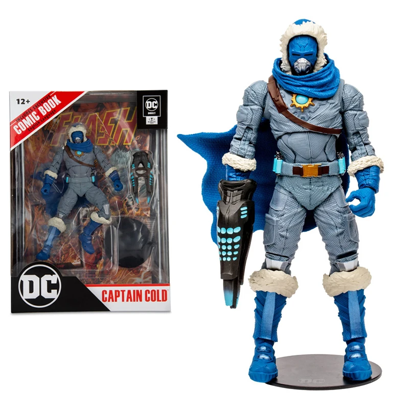 

100% Original McFarlane Toys DC Comic The Flash WV2 - Captain Cold 7-inch Action Figure Model Collectible Toy Birthday Gift