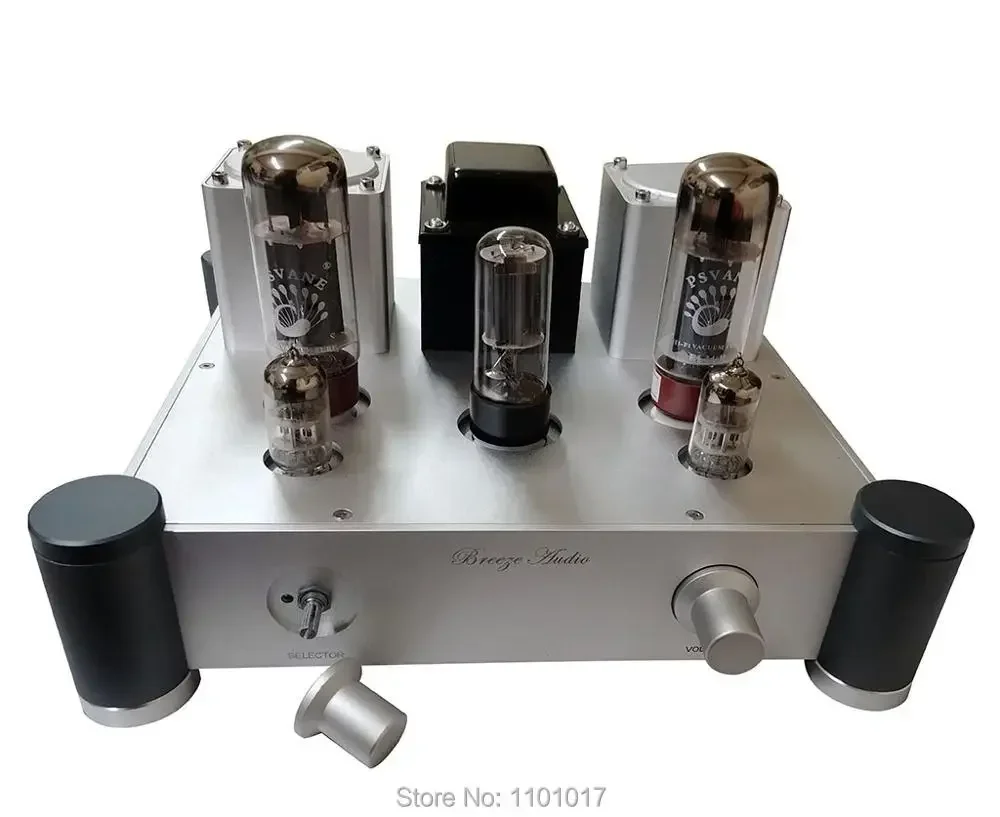 

Weiliang A20 EL34 Tube Amplifier HIFI EXQUIS Single-ended Classe A Lamp Amp Breeze Audio WBAA20