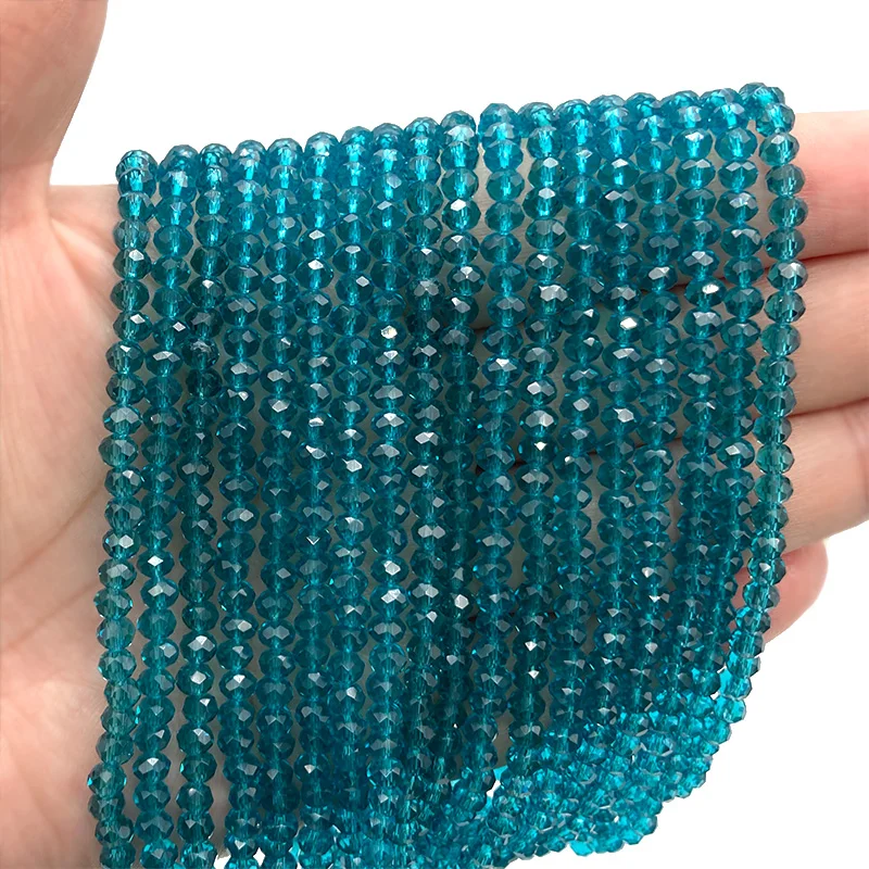 Vibrant Multicolor Faceted Crystal Beads