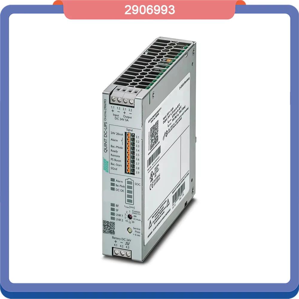 1PCS 2906993 For Phoenix UPS 24VDC 5A RJ45 Uninterruptible Power Supply QUINT4 UPS 24DC 24DC 5