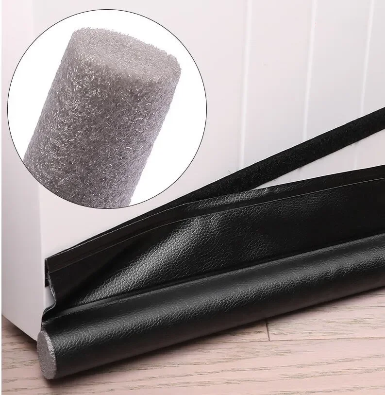 

Foam Cotton Self Adhesive Door Bottom Weathering Sealing Strip Under Door Draft Stopper Sound Insulation Sliding Seal Strip