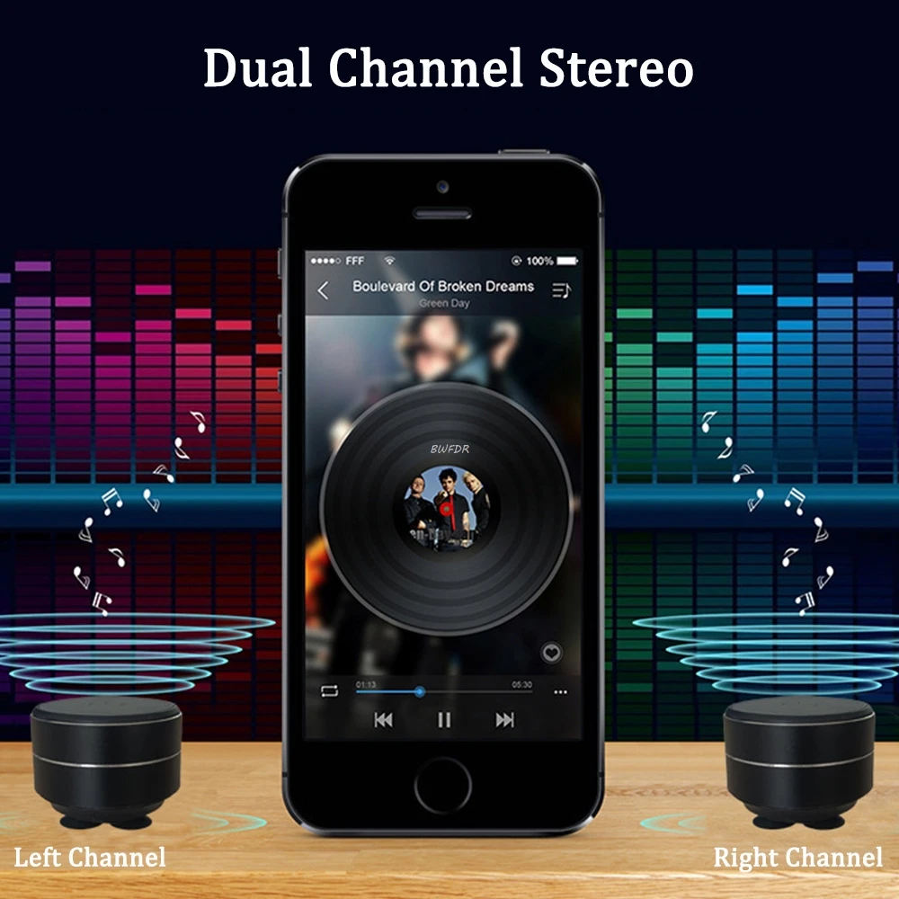 Portable Wireless Bluetooth Mini Bone Conduction Stereo Speaker