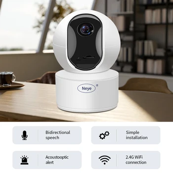Neye 8MP 4K PTZ WiFi Camera Home Indoor Baby/Elderly Monitor with 5X Digital Zoom Camera Security Protection Camera 1