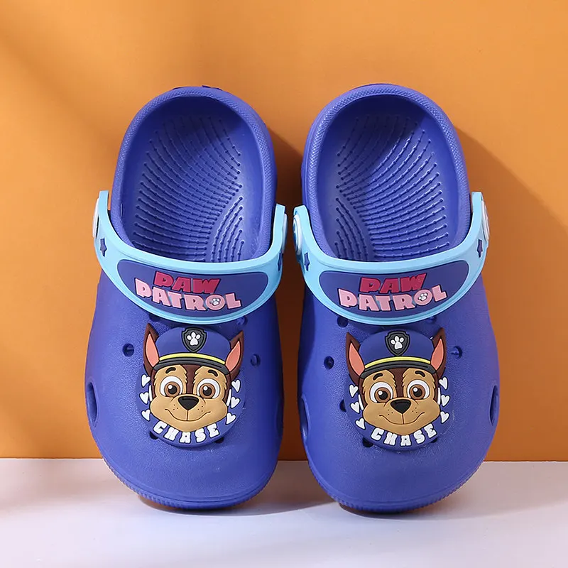 Sandali originali Paw Patrol Cartoon bambini pantofole comode Creative estate adorabili scarpe con foro all'aperto regalo antiscivolo per bambini