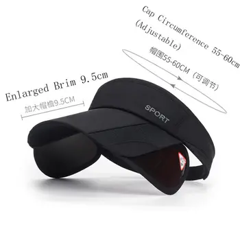 قبعة واقية من الشمس الصيفية للنساء ، غطاء جولف قابل للتعديل ، حافة قابلة للسحب ، قمة فارغة ، حماية من أشعة فوق البنفسجية ، تظليل الشاطئ ، رياضة التنس ، السفر 5