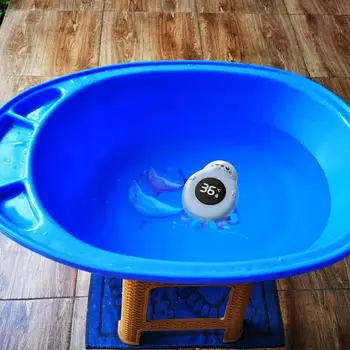 Baby Bath Temperature Monitor Water Proof Digital Water Temperature Gauge Upgraded Sensor Cute Bathtub Pool Bath Tube Floating 2