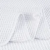 Microfiber Oversize Quick Dry Lint Free Bath Towel, 60 x 30 in, 4 Pack (White, Waffle Weave) 1