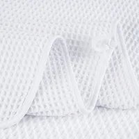 Microfiber Oversize Quick Dry Lint Free Bath Towel, 60 x 30 in, 4 Pack (White, Waffle Weave) 1