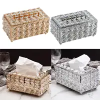 Tissue Box Covers Rectangle Napkin Storage Holder Organizer Vanity 1