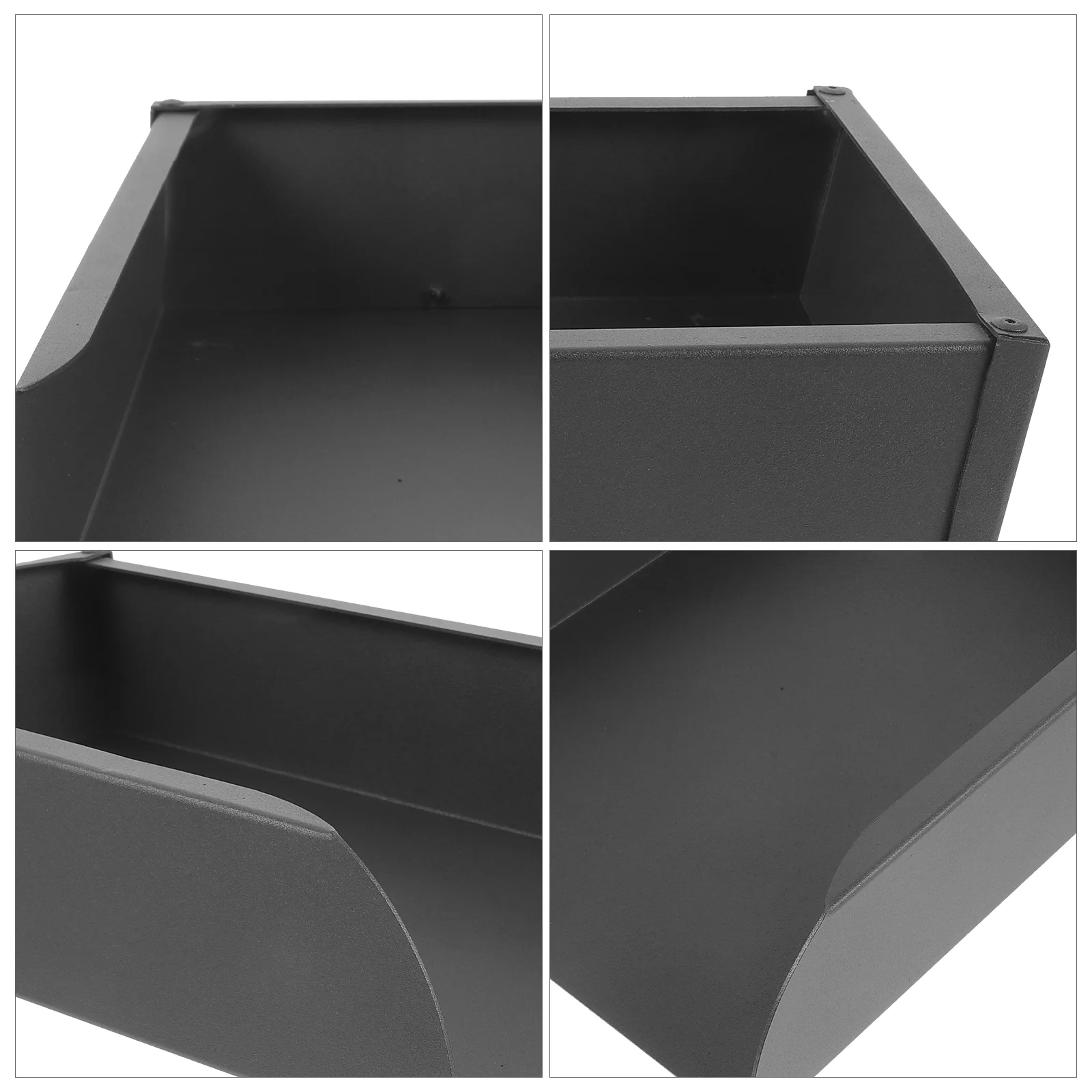 300x200 Large Capacity Aluminum Alloy Rainwater Collection Gutter Downspout Splash Block Deep Gray Outdoor Ground Villa Building