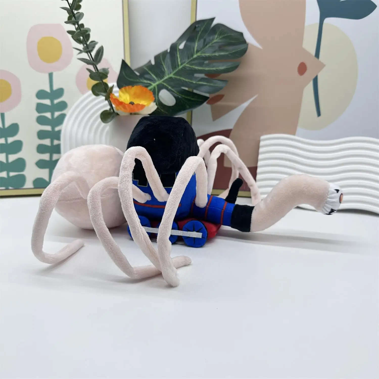 Choo-choo charles brinquedo de pelúcia personagem de jogo de terror boneca  de pelúcia assustador trem aranha modelo macio dos desenhos animados  plushie para crianças - AliExpress