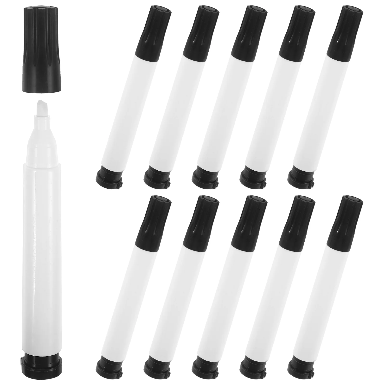 

10 Pcs Marker Accessories Graffiti Pen Tube Empty Rod Paint High Capacity Refillable Painting Pens Replacement Plastic Office