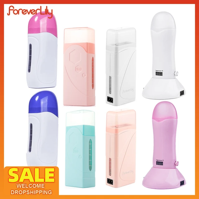 Adjusted Temperature Roll On Waxing Heater Electric Cartridge Depilatory Wax  Heating Waxing Warmer Machine Paraffin Hair Removal - AliExpress