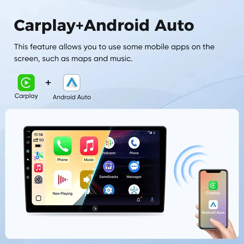 Radio Carplay de 10 Pulgadas para Mercedes Benz Sprinter 2006-2017 Crafter, Android Auto Inalámbrico, DSP, 4G, Multimedia para Auto, Pantalla HD IPS 2
