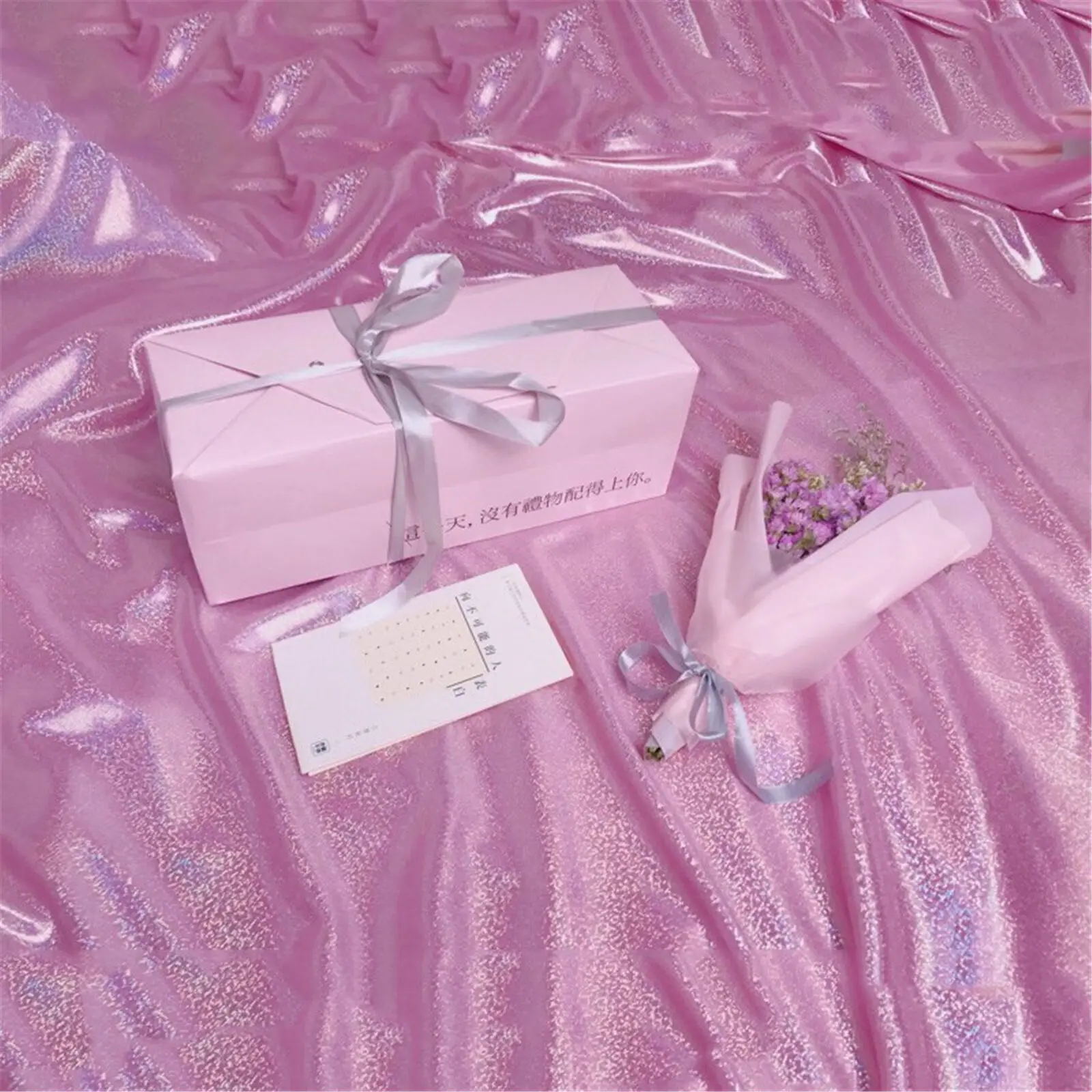 Glitter Laser Iridescent Holographic Polyester Fabric