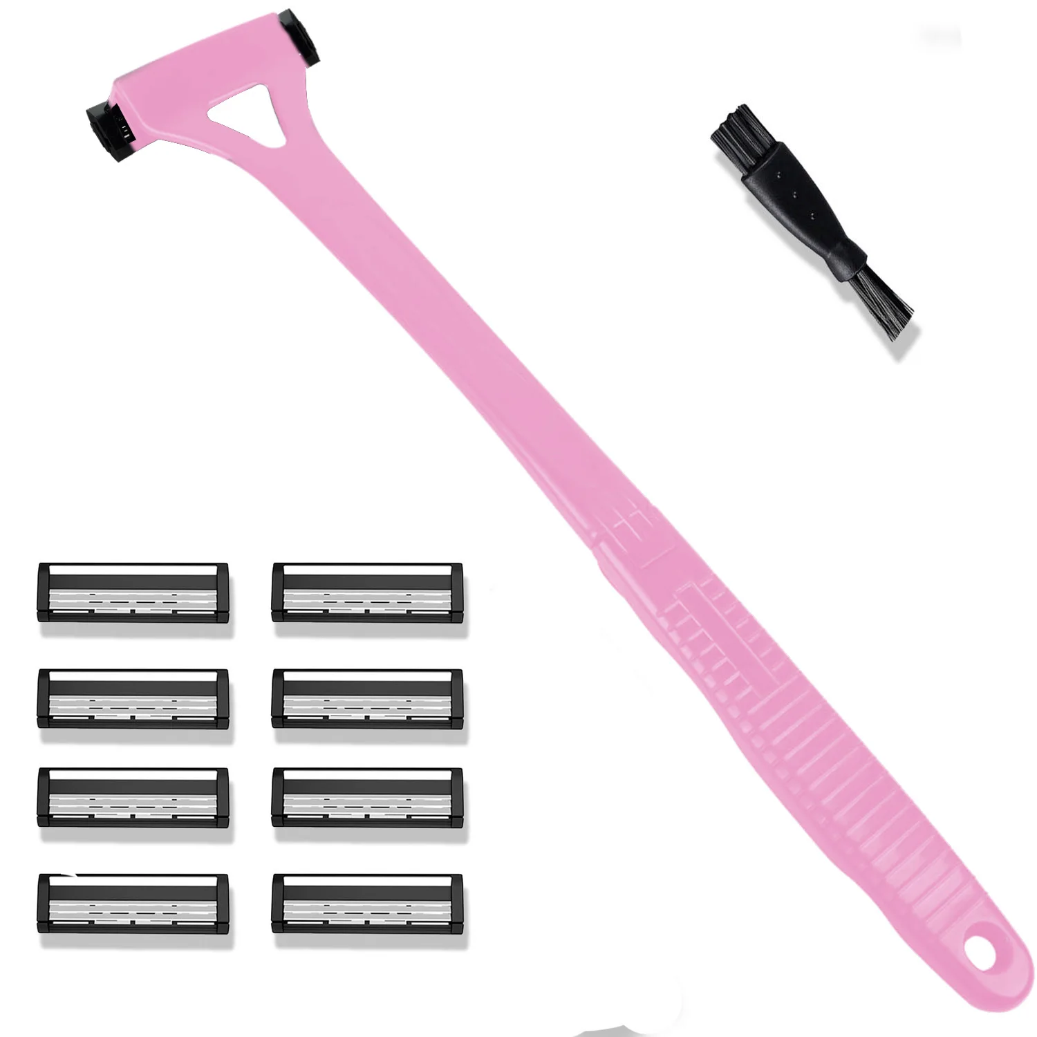 Ultimate Men's Foldable Back Hair Removal Shaver with Long Handle
