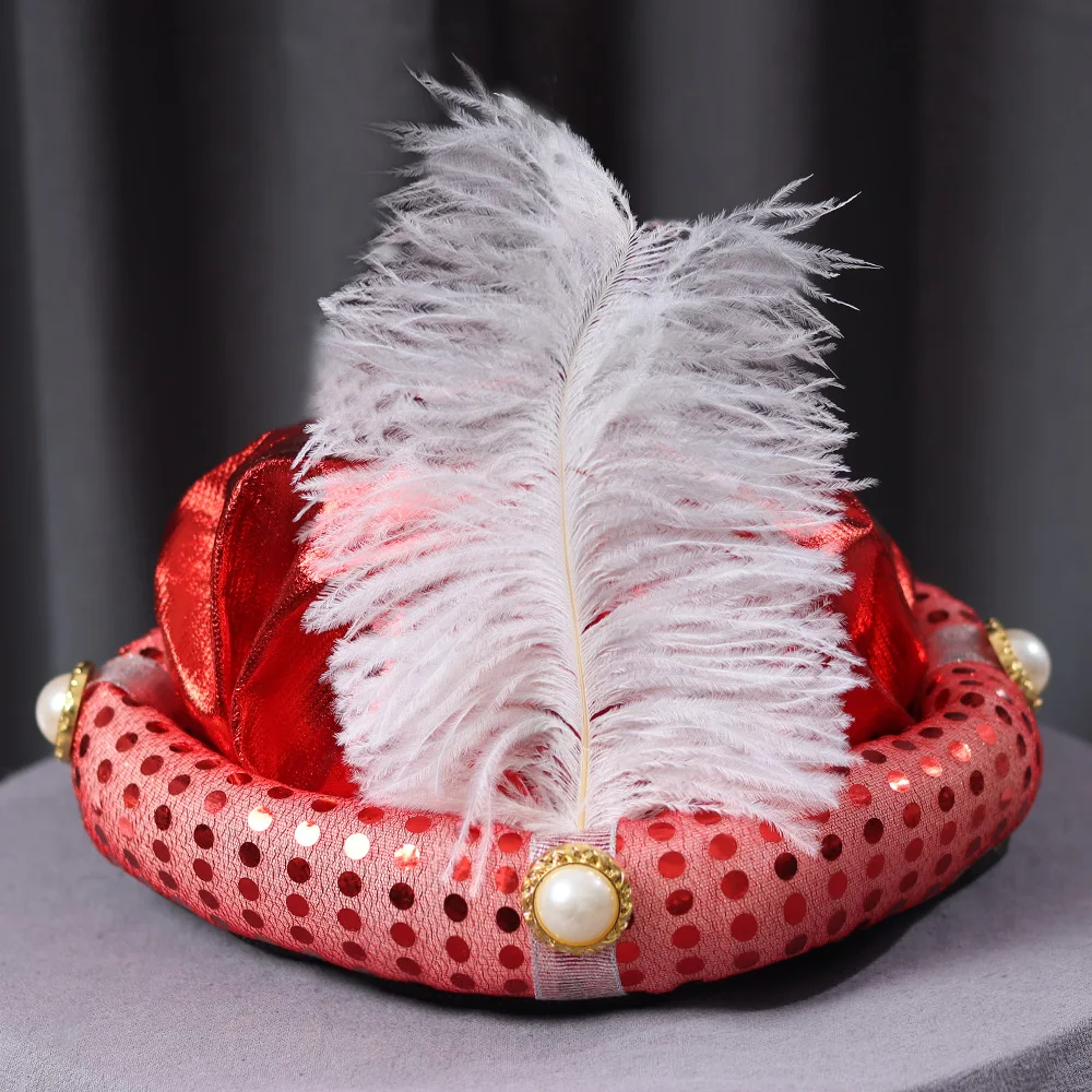 Aladdin Hat Halloween Masquerade Cosplay Children Adult Party Myth Arab Hats Stage Show Dress Up Costume Props