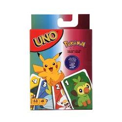 Carte de jeu Pokemon classique UNO Solitaire, 102 pièces, jeu de divertissement, cadeau interactif 