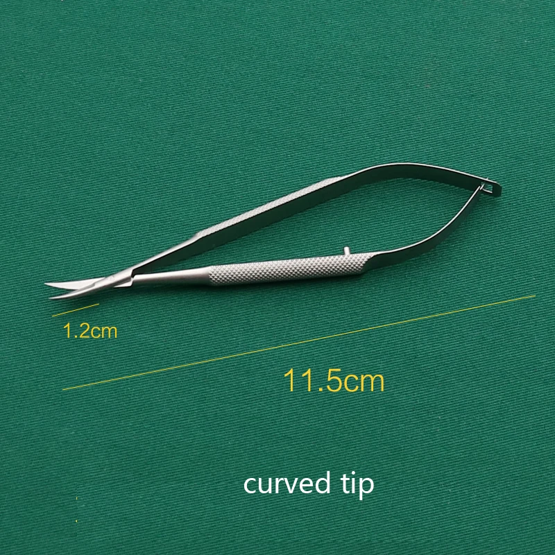 Titanium/stainless steel Dental Scissors Ophthalmic Surgery Instruments 12.5cm corneal scissors eyelid tools ophthalmic tool surgical instruments cornea scissors
