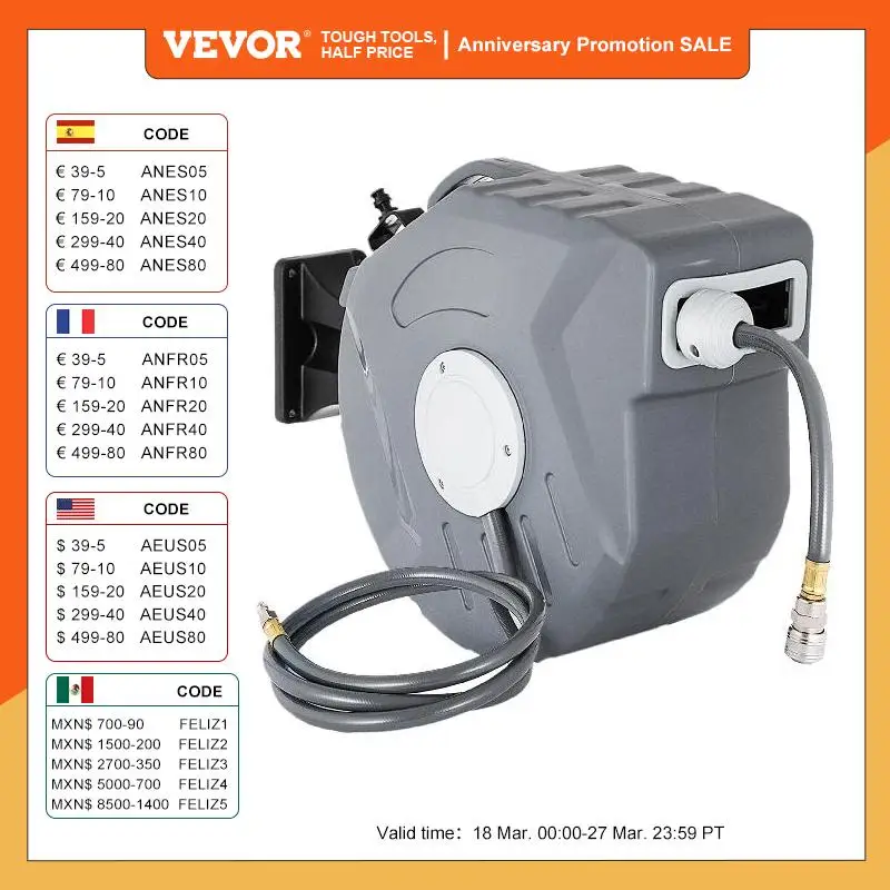 zenitech - Avvolgitubo Domestico 4 Prese 2p + E 16a