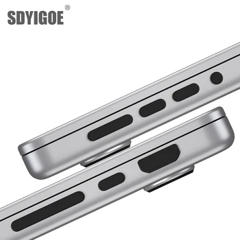 부드러운 실리콘 방진 플러그 보호 세트, 맥북 2022 Air13.6 15 M2 A2941 A2681 Pro14 16 인치 M1 Pro /A2442 A2485A2338A2337