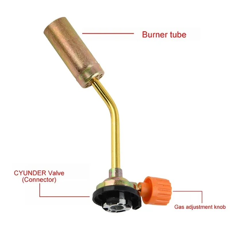 Butane Gas Torch Blow Torch Lighter Flame Burner BBQ Welding Kitchen Baking Windproof Moistureproof Waterproof Adjustable