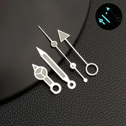 Luminous Multicolor GMT Watch Hands (Silver Set)