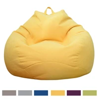 Lazy Sofas Cover Chairs Without Filler Adults Bean Bag Chair Couch Living Room Bedroom Home Tatami Lounger Seat