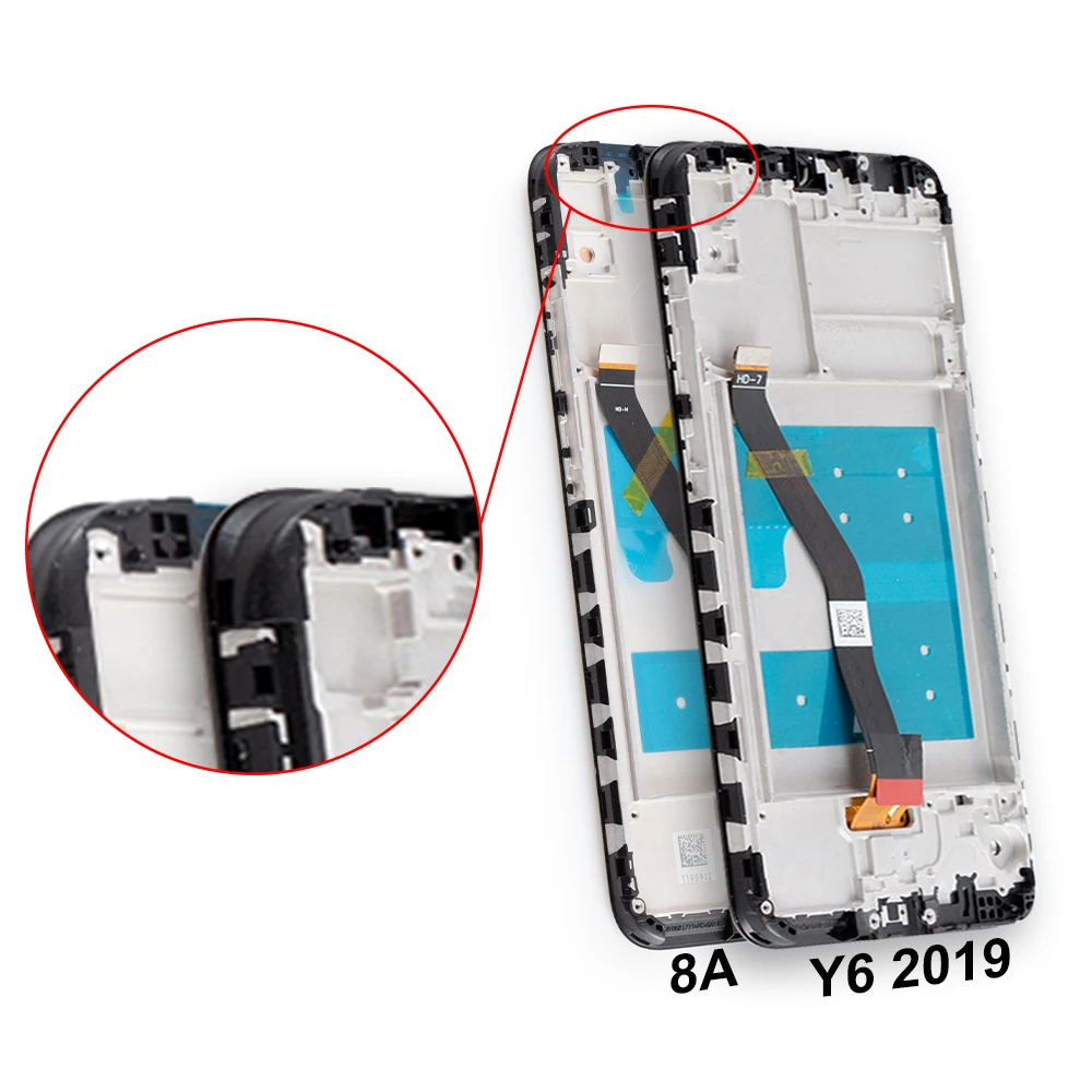 KIT 2 VETRO per HUAWEI Y6 (2019) MRD-LX1F Pellicola glass FULL TOUCH temperato KIT 2 VETRO per HUAWEI Y6 (2019) MRD-LX1F Pellicola glass FULL TOUCH temperato
