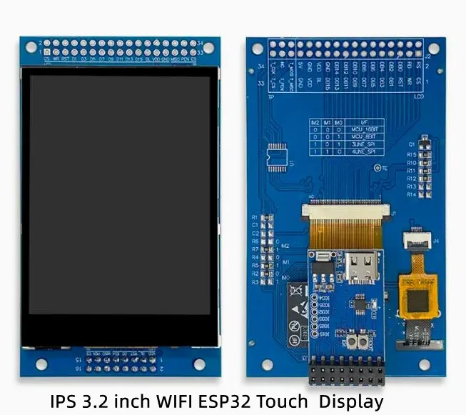 IPS 3.2 inch 262K Color 40PIN SPI TFT LCD Capacitive/Resistive Touch Screen ST7789 Drive IC MCU 8/16Bit Interface 240(RGB)*320