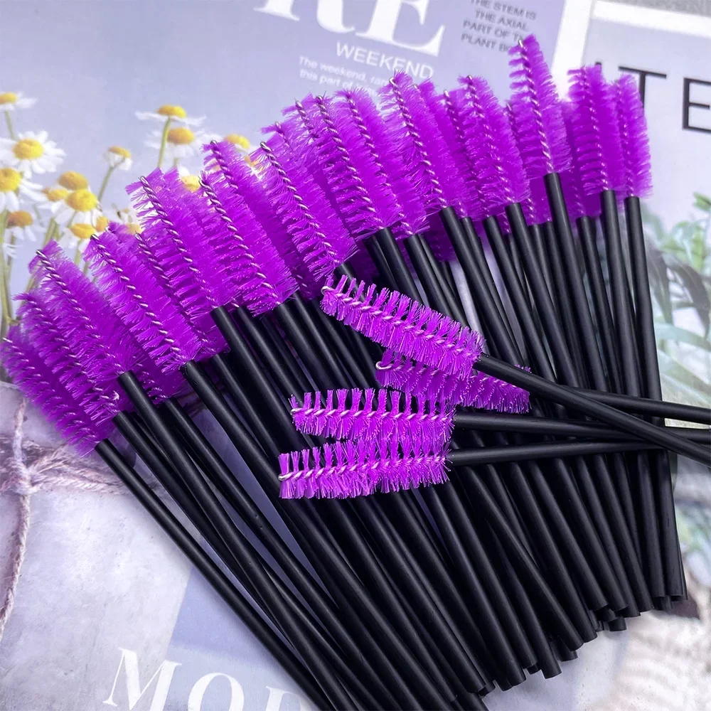 150/300pcs Mascara Wands Eyelash Brush Spoolies for Eye Lash Extension, Eyebrow and Makeup Tool Wholesale Makeup Brushes
