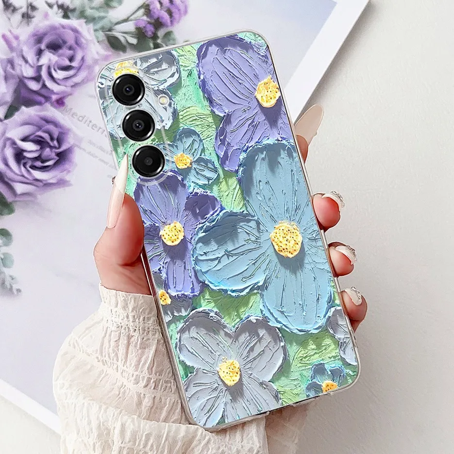 Stylish Painted Soft Silicone Case - Fashionable Protective Cover & Bumper