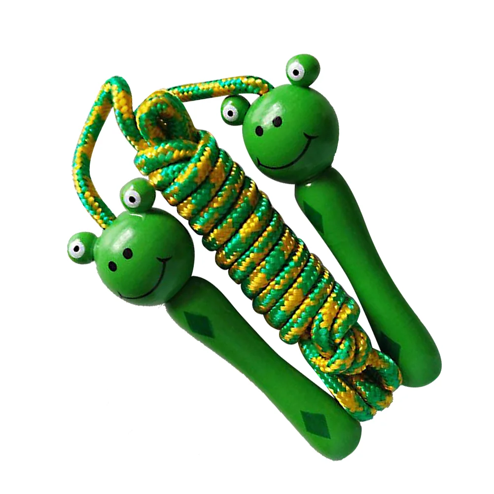 

Jump Rope Fitness Skipping Exercise Ropes School Jumping Animal Wooden Child Pupils