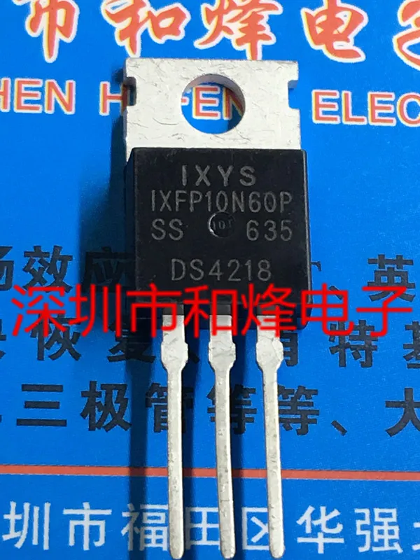 

Оригинал 4 шт./IXFP10N60P TO-220 600V 10A